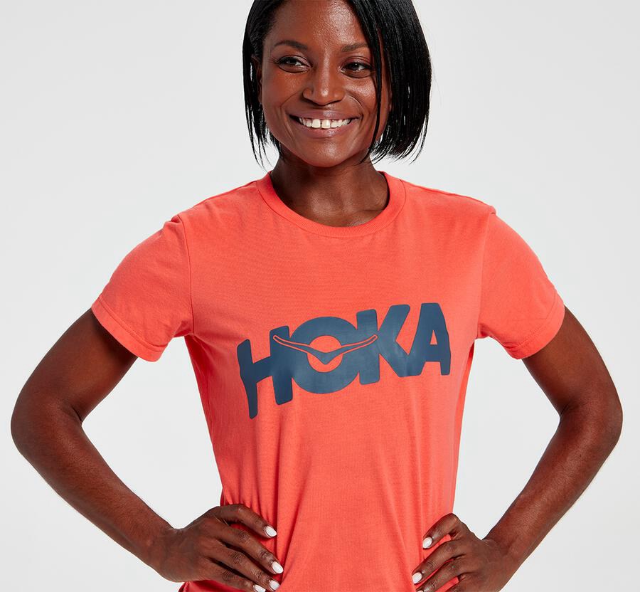 Camisa Hoka One One Mujer - Brand - Naranjas - ICP163857